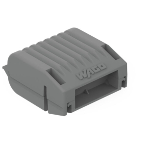 207-1431 Wago Gelbox Branch for cables with gel Series 221 connectors max 6 mm² without joint connectors Size 1 gray