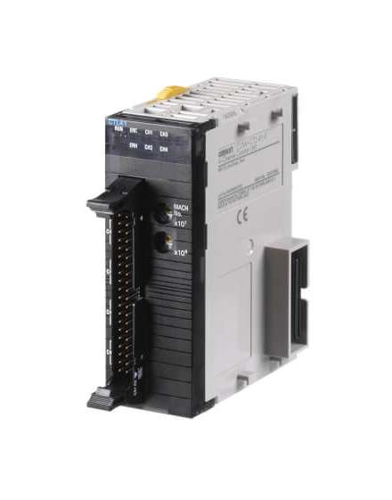 CJ1W-CTL41-E Omron High-speed counter unit, 4 axes, 24 VDC open collector and line driver encoders supported, 100 kHz input max. For 24 VDC open collector signals, use XW2G-40G7-E terminal block and XW2Z-XXXK cables