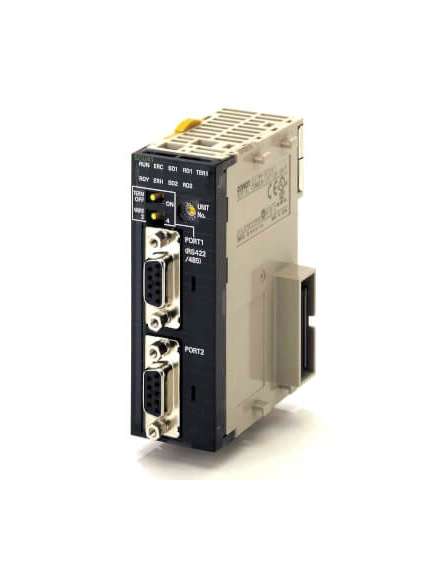 CJ1W-SCU31-V1 Omron Serial communication unit 2x RS422/485 ports Protocol Macro Host Link 1:N NT Link No protocol Serial Gateway (CompoWay/F Modbus-RTU Modbus-ASCII Host Link) Modbus RTU Slave