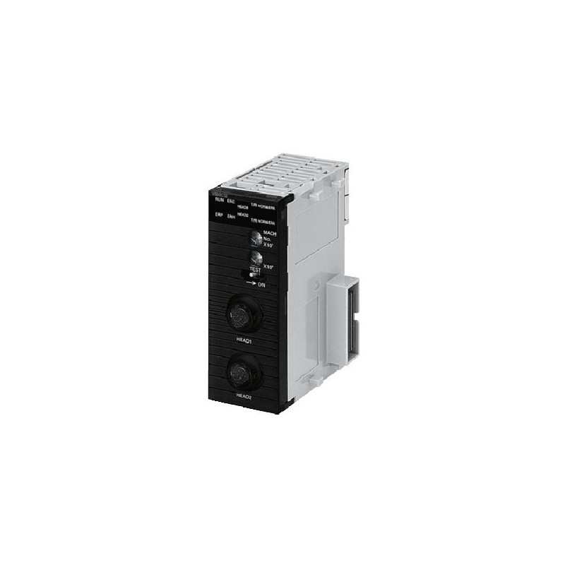 CJ1W-V680C12 Omron Special I/O Unit, V680 ID sensor (RFID) module, double head, high frequency, 0.3 ms/cycle, 2 unit allocated, 20 words, 320 mA max @ 5/DC, 260 mA max @ 24/DC