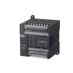 CP1E-N20DR-D Omron PLC, 24 VDC supply, 12 x 24 VDC inputs, 8 x relay outputs 2 A, 8K steps program + 8K words data memory, RS-232C port