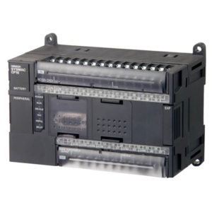 CP1E-N40DT-D Omron PLC, 24 VDC supply, 24 x 24 VDC inputs, 16 x NPN outputs 0.3 A, 8K steps program + 8K words data memory, RS-232C port
