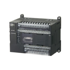 CP1E-N40SDT-D Omron Programmable Logic Controller (PLC) unit with I/Os, 24 x digital inputs (24Vdc; including 6 high-speed 10kHz counters), 16DO (16 x digital outputs, 24Vdc; Sink), 8Ksteps (Program), 8Kwords (Data) memory capacity - with RS-232C communication capability - 24Vdc supply voltage - with USB port - DIN rail mounting