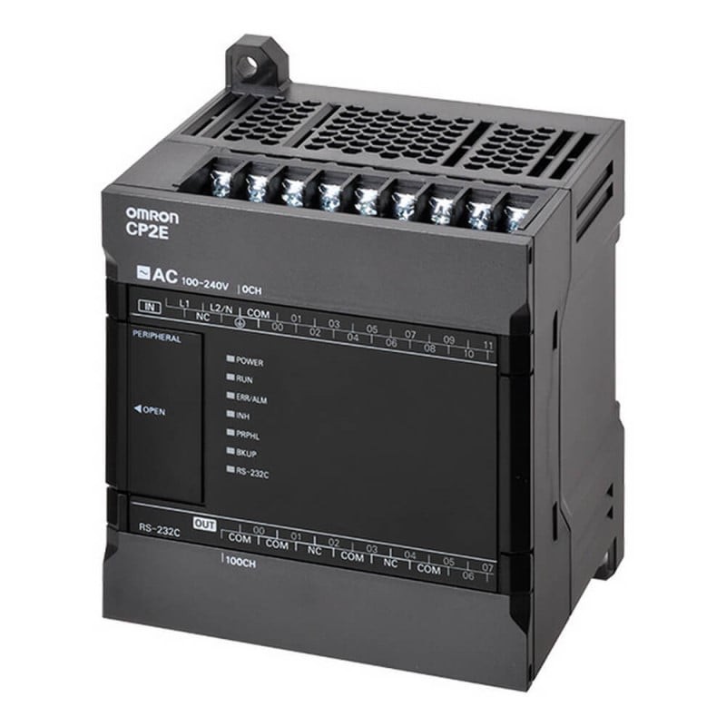 CP2E-E14DR-A Omron CP2E series compact PLC - Essential Type; 8 DI, 6DO; Relay output; Power supply 220 VAC; 4 kStep Program memory