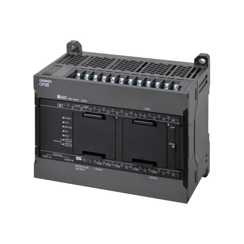 CP2E-N30DR-A Omron CP2E series compact PLC - Network type; 18 DI, 12DO; Relay output; Power supply 220 VAC; 10 kStep Program memory