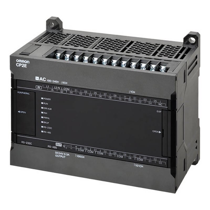 CP2E-S30DR-A Omron CP2E series compact PLC - Standard Type; 18 DI, 12DO; Relay output; Power supply 220 VAC; 8 kStep Program memory