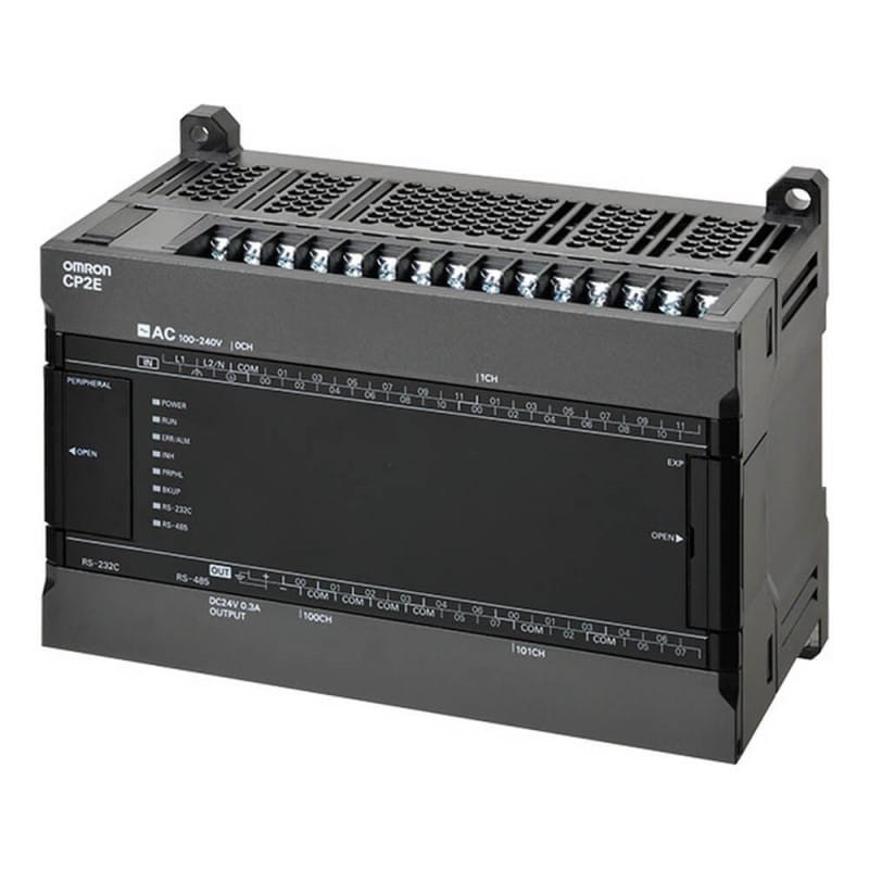 CP2E-S40DT-D Omron CP2E series compact PLC - Standard Type; 24 DI, 16 DO; NPN output; Power supply 24 VDC; 8 kStep Program memory