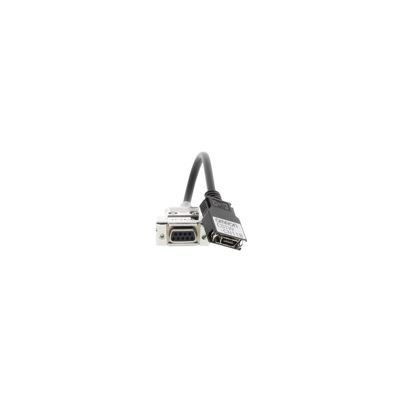 CS1W-CN118 Omron Communication adapter, CS1/CQM1H/CPM2C peripheral port to 9-pin receptacle (use with XW2Z-***S-CV), 0.1 m