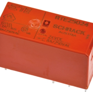 2-1393243-1 TE Connectivity TE Connectivity RT2 series power relay, DPDT, 24V dc coil, Printed circuit board mount Alias: RTE25024 RTE25024