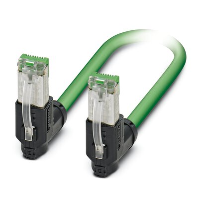 1409002 Phoenix Contact - NBC-R4ACR/1,0-93B/R4ACR Patch cable, degree of protection: IP20, cable length: 1 m, number of positions: 4, 100 Mbps, CAT5, PROFINET