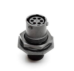 RTS710N6S03 Amphenol Female panel connector 6 pole; straight; crimp; bayonet locking; IP69k