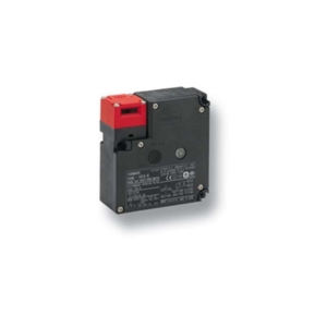 D4NL-4HFA-B Omron Guard lock safety-door switch, D4NL, M20, 3NC + 2NC (slow-action), head: plastic, mechanical lock/24-VDC solenoid release, 10 to 115 VAC/VDC LED indicator