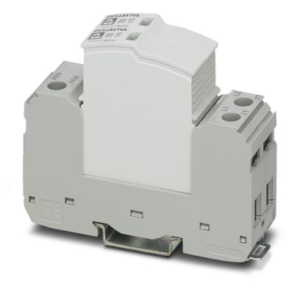 2905350 Phoenix Contact - VAL-SEC-T2-2C-175-FM Plug-in surge arrester, in accordance with Type 2/Class II, for 2-phase power supply networks with combined PE and N installed in one conductor (3-conductor system: L1, L2, PEN), with remote indication contact.