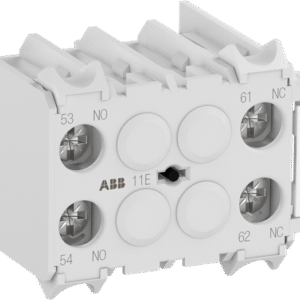 1SAL103349R9906 ABB - MARN220AR MARN220AR Auxiliary Contact Block. The MARN220AR is an auxiliary contact for front mounting with 2NO contacts and ring tongue terminals. Auxiliary contacts are used for the operation of auxiliary circuits and control circuits. The auxiliary contact meets the requirements of EN 50005.
