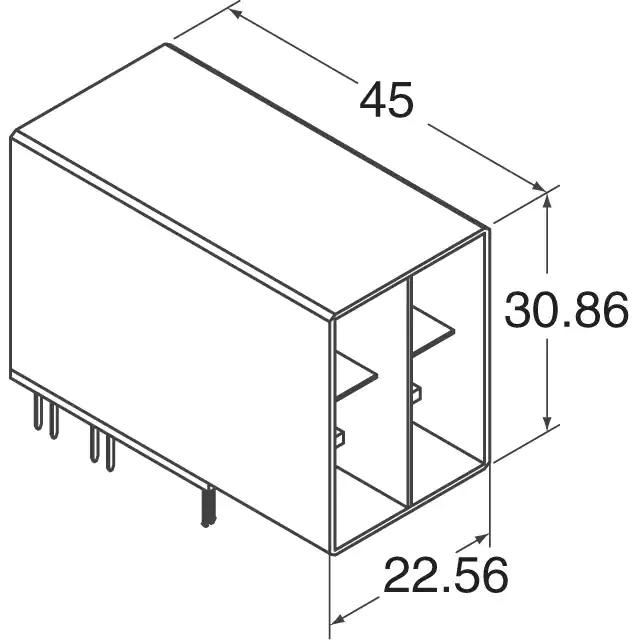 2-1318983-6 TE Connectivity PCB Mount Header, Horizontal, Wire-to-Board, 4 Position, 10.16 mm [.4 in] Centerline, Fully Shrouded, Silver, Dynamic 5000 Series; Alias: DYNAMIC D-5200M ALPHA HDR ASSY 4P YY AG