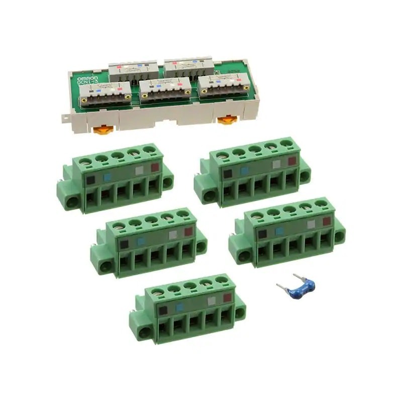 DCN1-3C Omron DeviceNet T-branch Tap for 3 branch lines - Cable wiring direction towards side / Cable screw direction from top / Connector screw direction from side - OMRON (DeviceNet I-Os - DCN1)