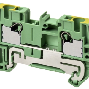 XW5G-P4.0-1.1-1 Omron Omron Fuseless DIN Rail Terminal, Gray, Single Level, 32A