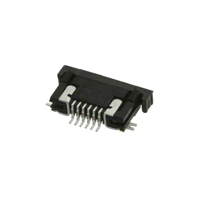 SFV6R-1STE1HLF Amphenol 0.50mm Flex Connector, SFV-R Series, 6 Position, Bottom Side Contact, Side Entry Surface Mount ZIF Connector, Halogen Free, Lead Free.