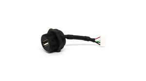 UA-20PMFP-SC8003 Amphenol USB Connector, USB-A 2.0 Plug, Straight, 5 Poles