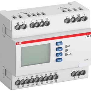 1SVR560731R3700 ABB - CM-UFD.M22M CM-UFD.M22M Grid feeding monitoring rel. 3c/o,L-L=0-540VAC,L-N=0-312VAC,ModbusRTU