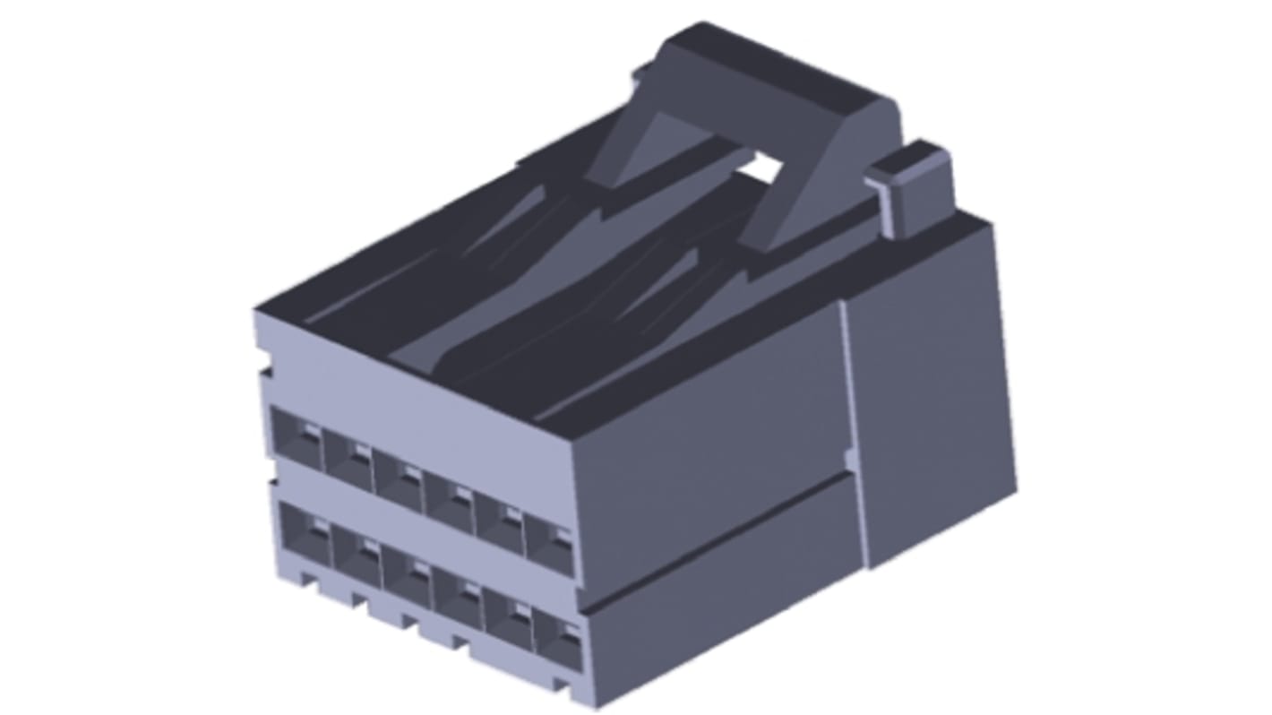 2-1318118-6 TE Connectivity TE Connectivity Automotive Connector Body Female, 12-way, 2 rows, 2.5mm pitch Alias: DYNAMIC D2100 REC 12P DBL Y