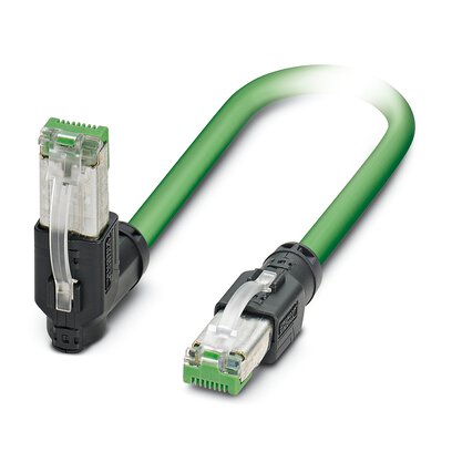 1418183 Phoenix Contact - VS-PNRJ45-PNRJ45R-93B-0,3 Patch cable, degree of protection: IP20, cable length: 0.3 m, number of positions: 4, 100 Mbps, material: PA 6.6, PROFINET
