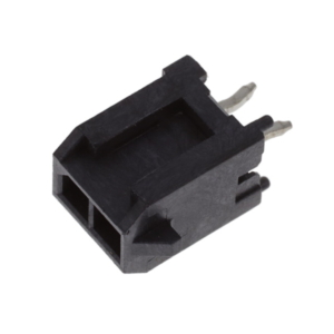 10127721-021GLF Amphenol Pwr 3.0, Dual Row, Vertical Through Hole Header, 2 Position, 3.2mm Kink Tail (100μin Tin) plating, GW Compatible LCP, Black Color,Tray Packing.