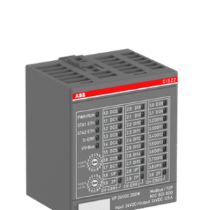 1SAP222200R0001 ABB - CI522-MODTCP Interface module. Modbus TCP server. 8 DI: 24VDC. 8 DO: 24VDC 0.5A. 8 configurable DI/DO: 24VDC 0.5A (CI522-MODTCP)