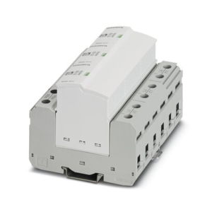 2905988 Phoenix Contact - FLT-SEC-P-T1-3C-440/35-FM Plug-in lightning current arrester for higher nominal voltages, according to Type 1/Class I, for 3-phase power supply networks in TN and IT versions (L1, L2, L3, PE).