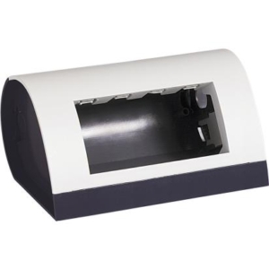 150433 BTicino white color finish fixture box, with direct attachment and without finish plates for 4 Livinglight inserts