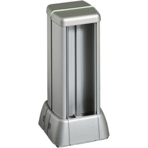 129101AL BTicino double-sided mini column with section 120x120 mm height 340 mm natural aluminum color finish