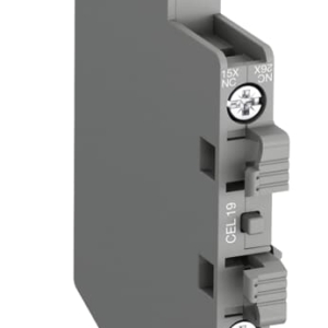 1SFN010832R1001 ABB - CEL19-01 Auxiliary contact block, equipped with 1 N.C. connections.