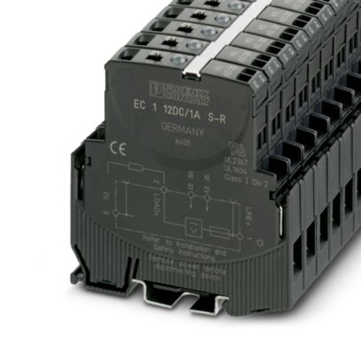 3000754 Phoenix Contact - EC 1 12DC/1A S-C Electronic circuit breaker, on/off control input, nominal current: 1 A