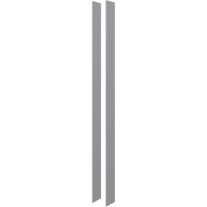 129011AL BTicino pair of aluminum-colored PVC covers for closing the two longitudinal compartments of the column art. 129001