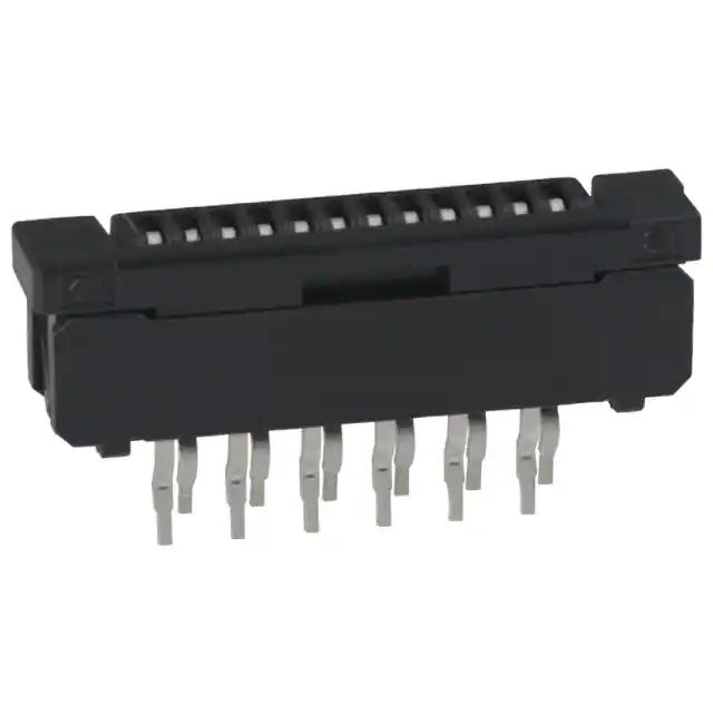 SLW12S-1C7LF Amphenol 1.00mm Flex Connectors, SLW-S series, 12 Position, Top Entry ZIF Connector, 1mm (0.039inch) Pitch, Kinked Terminal