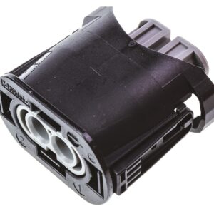 2-1355668-2 TE Connectivity Housing for Female Terminals, Wire-to-Board / Wire-to-Wire, 2 Position, .24 in [6.1 mm] Centerline, Sealable, Gray, Wire & Cable, Junior Power Timer Alias: JPT EDS BUGH,ASSY2P