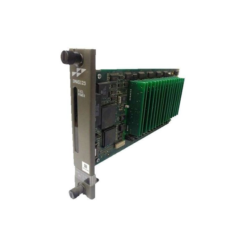 IMASI23 ABB INPUT/OUTPUT MODULE, ANALOG, 5 VDC @ 500 MA - OPER VOLTAGE, 16 ANALOG INPUT CHANNELS- INDEPENDENTLY CONFIGURED THERMOCOUPLES/3-WIRE RTD/MILLIVOLT/HIGH LEVEL/CURRENT, 24-BIT RESOLUTION, 1.5 SECONDS - INPUT SETTING (TIME)