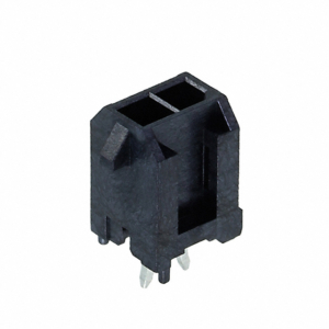 10127721-021LF Amphenol Pwr 3.0, Dual Row, Vertical Through Hole Header, 2 Position, 3.2mm Kink Tail (100μin Tin) plating, Non GW Compatible LCP, Black Color,Tray Packing.