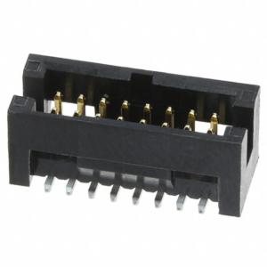 20021221-00016C4LF Amphenol Wire to Board connector, Shrouded vertical header, Surface Mount, Double Row, 16 Positions, 1.27mm (0.500in) Pitch.