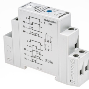 80.71.0.240.0000 Finder Timer Relay Finder, interval 0.1 20 min, 0.1 20 s, 0.1 24h, 1 pole, SPST, DIN rail