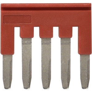 XW5S-P2.5-5RD Omron Cross bar for 2.5mm2 push-in, 5 poles,
