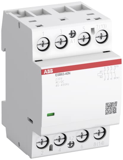 1SAE351111R0440 ABB - ESB63-40N-04 ESB63-40N-04 Installation Contactor (NO) 63 A - 4 NO - 0 NC - 110 V - Control Circuit 400 Hz