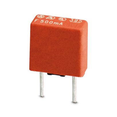 2906444 Phoenix Contact - FUSE/TE5/2A/F-5PCS Plug-in fuse (TE5); nominal current: 2 A; tripping behavior: fast-blow (F)