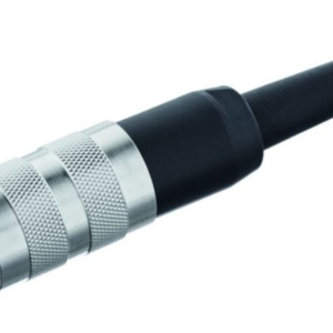 T 3401 002 U Amphenol Female cable connector 6 pole IP40; solder; silver; straight; screwlocking