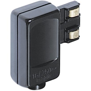 2300NN BTicino 2PT 16A irreversible flying plug black color