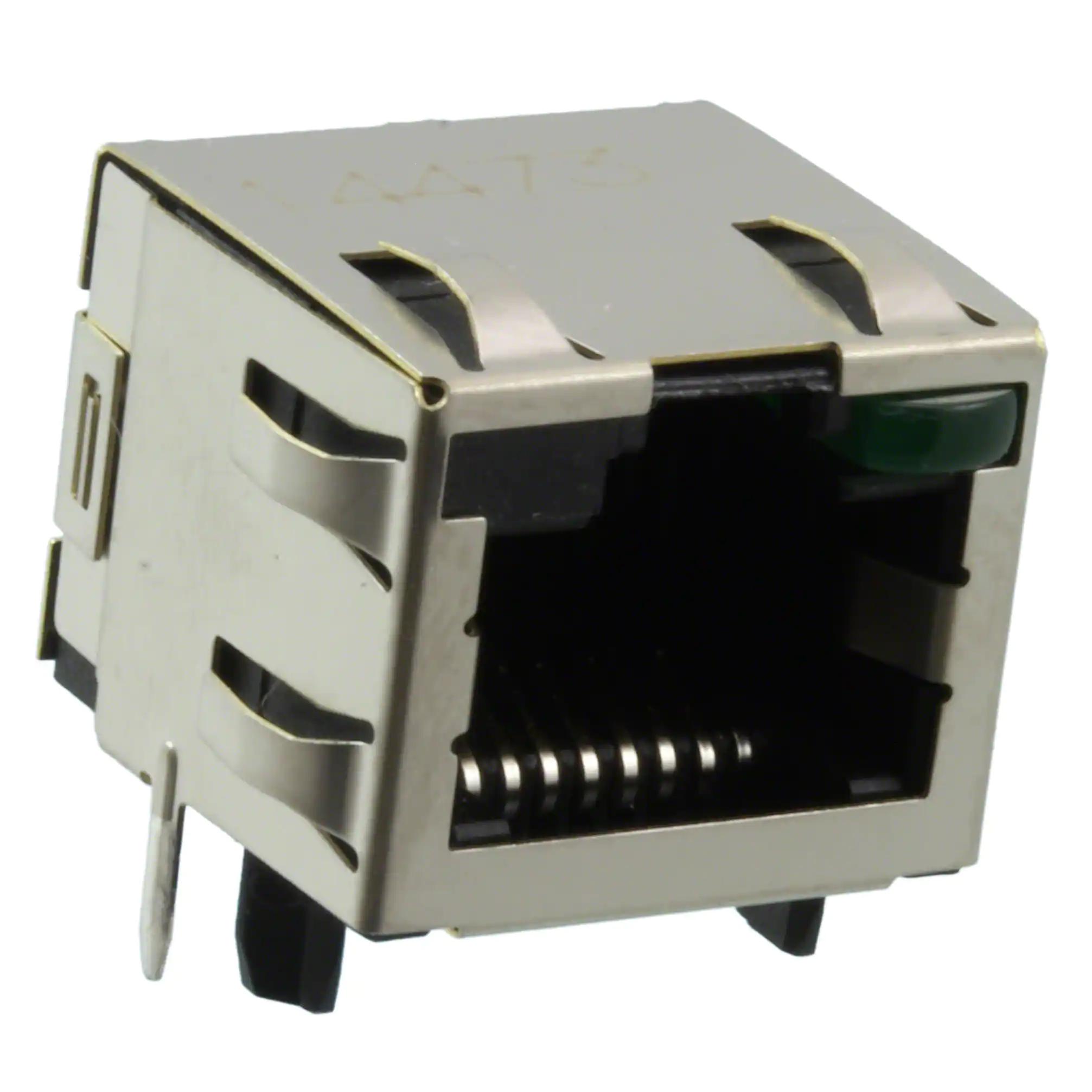 Inverted Rj45 2-406549-2 TE Connectivity RJ45 Connectors, RJ45, Single Port, 1 x 1 ...