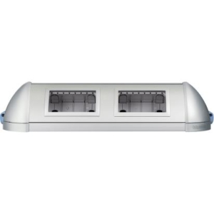 123006AL BTicino Workstation kit 8 aluminum modules