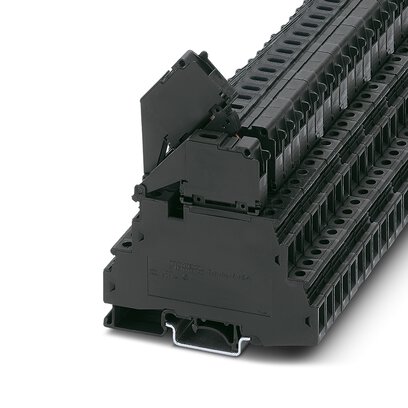 3007204 Phoenix Contact - UKK 5-HESI (5X20) Fuse modular terminal block, fuse type: Glass / ceramics / ..., fuse type: G / 5 x 20, nom. voltage: 400 V, nominal current: 32 A, number of positions: 1, connection method: Screw connection, Rated cross section: 4 mm2, cross section: 0.2 mm2- 4 mm2, connection method: Screw connection, Rated cross section: 1 mm2, cross section: 0.2 mm2- 4 mm2, mounting type: NS 35/7,5, NS 35/15, NS 32, color: black