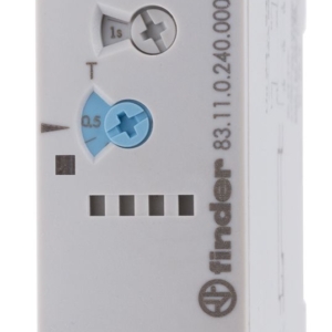 83.11.0.240.0000 Finder Timer Relay Finder, interval 0.05-10 min, 0.05-10 d, 0.05-10 h, 0.05-10s, 1 pole, SPDT, DIN rail
