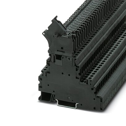 3214325 Phoenix Contact - UT 4-L/HESI (5X20) Fuse modular terminal block, fuse type: Glass / ceramics / ..., fuse type: G / 5 x 20, nom. voltage: 250 V, nominal current: 30 A, connection method: Screw connection, Rated cross section: 4 mm2, cross section:  0.14 mm2- 6 mm2, connection method: Screw connection, Rated cross section: 1 mm2, cross section:  0.14 mm2- 6 mm2, mounting type: NS 35/7,5, NS 35/15, color: black